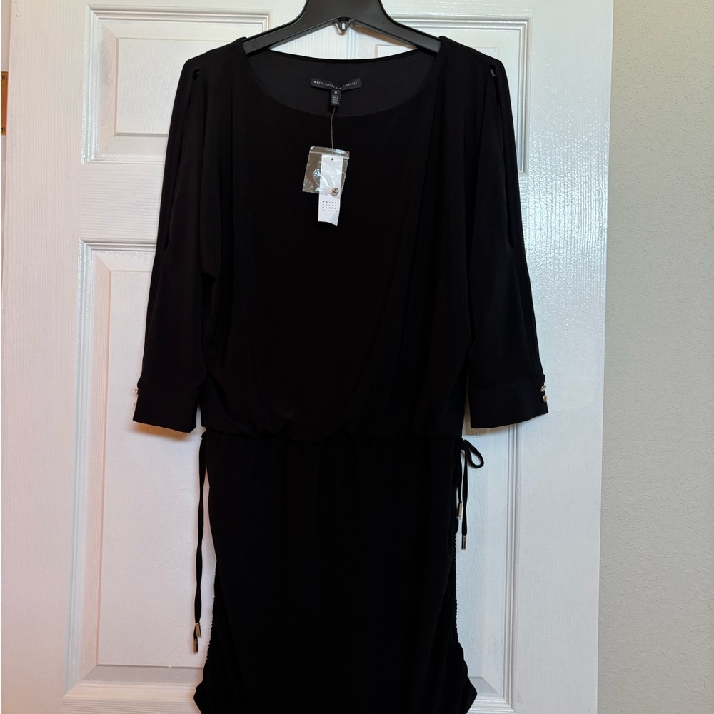 White House Black Market Black cold shoulder Dress